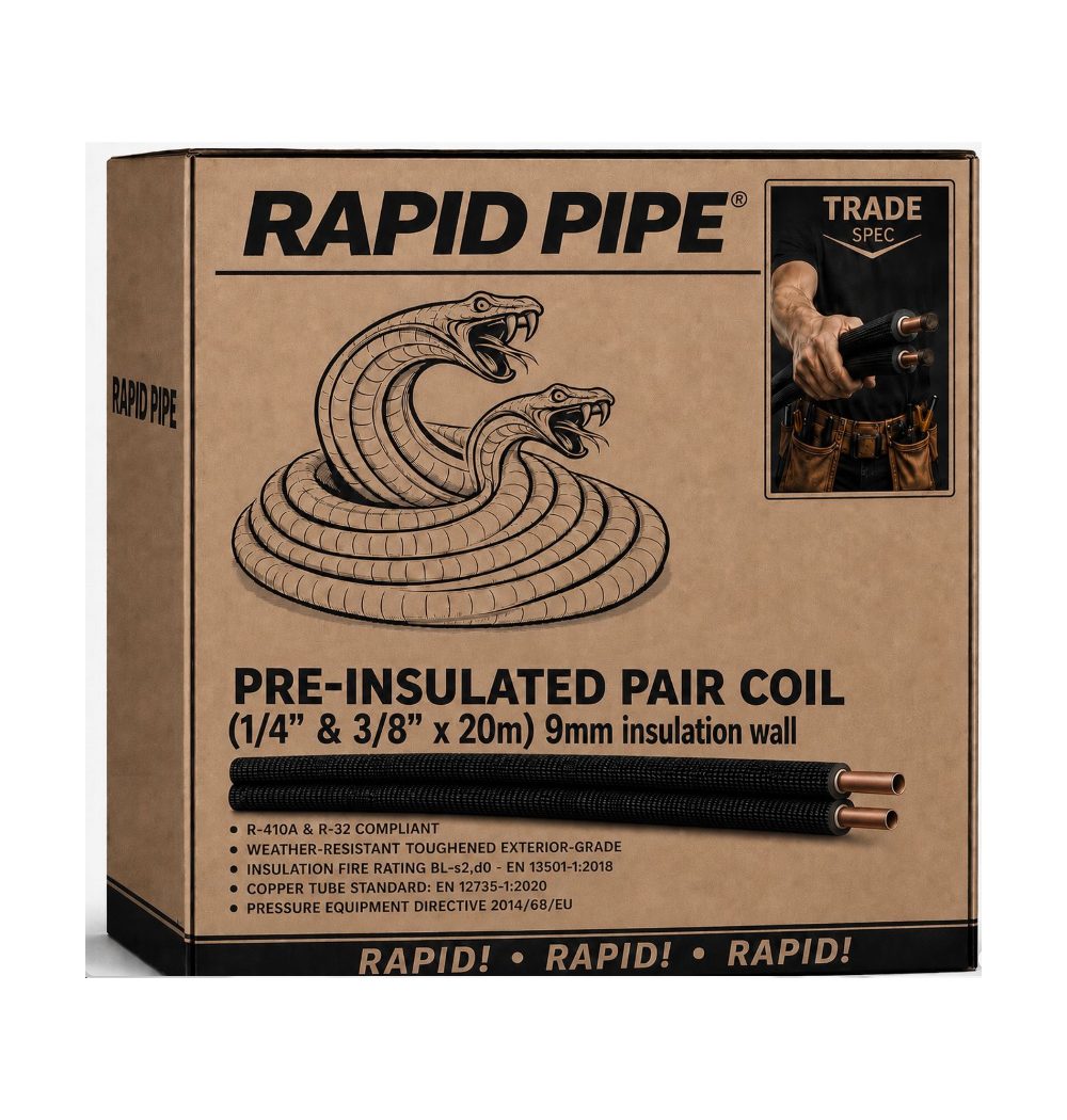 RAPID PIPE pre-insulated pair coil