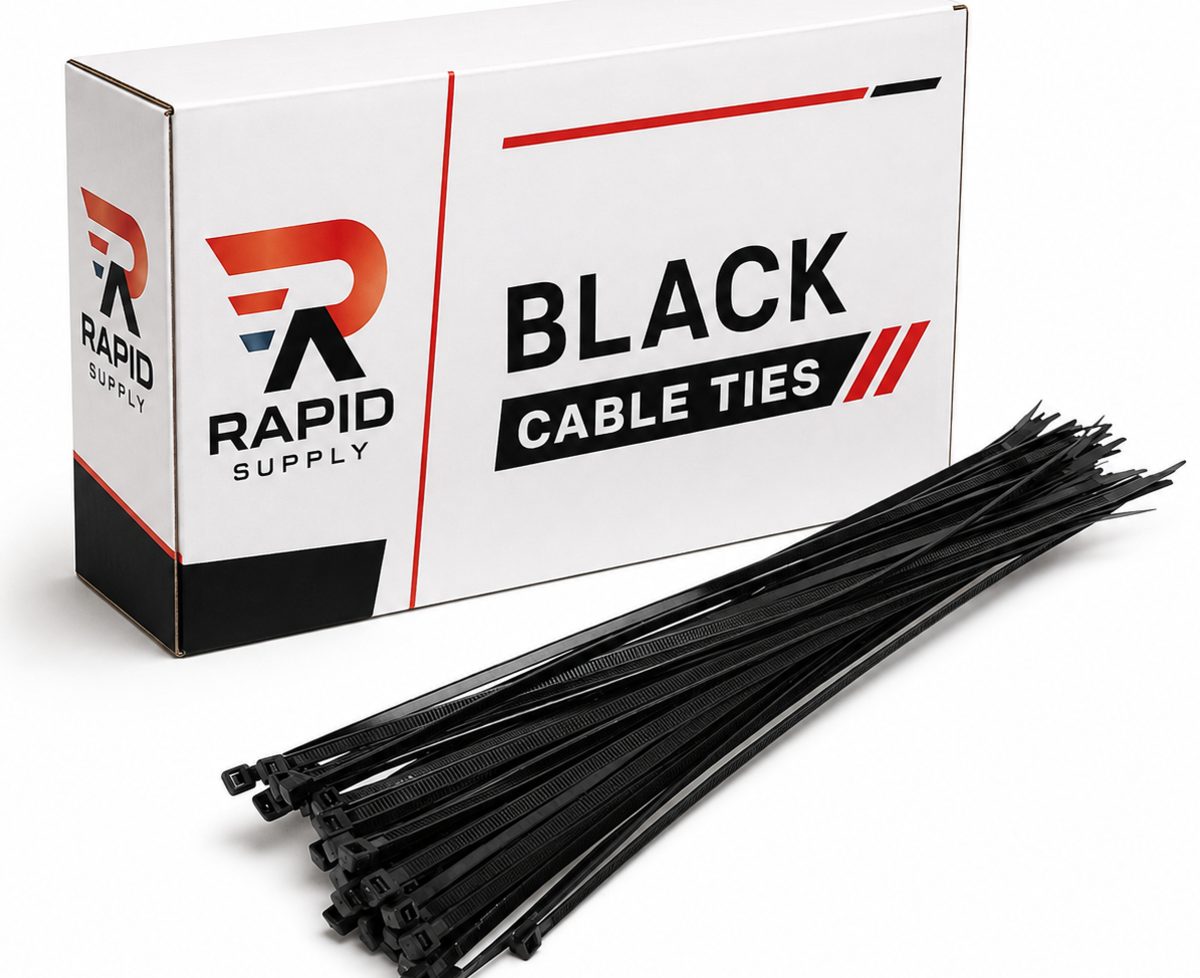 Zip Ties 4.8 × 380mm — 100 pack